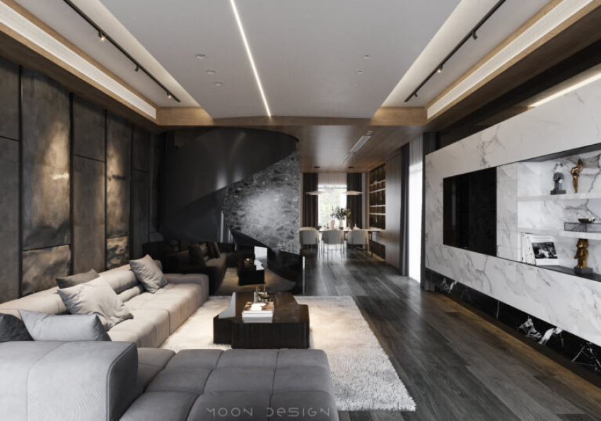 Nguyen Ha - 3D Interior Kitchen – Livingroom 288 Scene 3dsmax