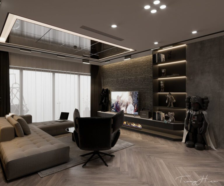 Tran Trung Hieu - 3D Interior Kitchen – Livingroom 312 Scene 3dsmax
