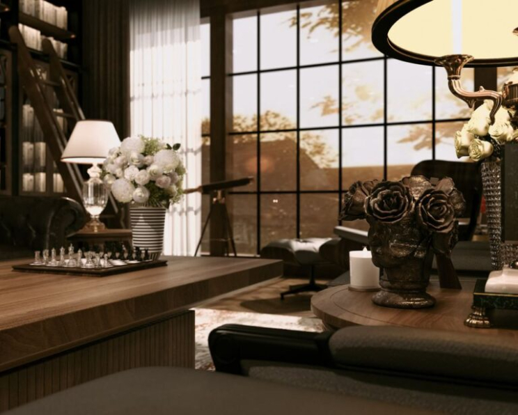 VuVu - 3D Interior Scene File 3dsmax Model Libraryroom