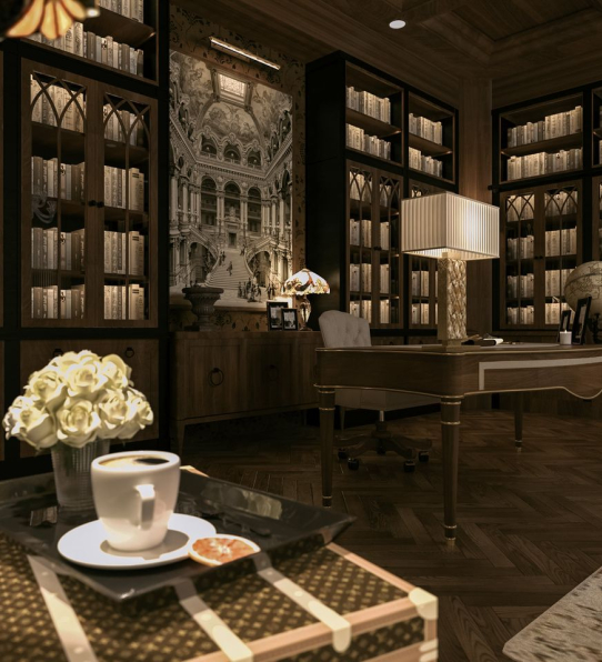 VuVu - 3D Interior Scene File 3dsmax Model Libraryroom