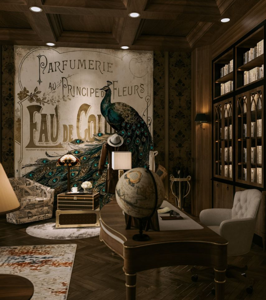 VuVu - 3D Interior Scene File 3dsmax Model Libraryroom