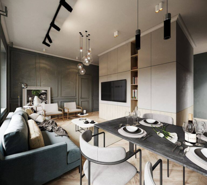 VoTaNhat - 3D Interior Scene File 3dsmax Model Livingroom 416 