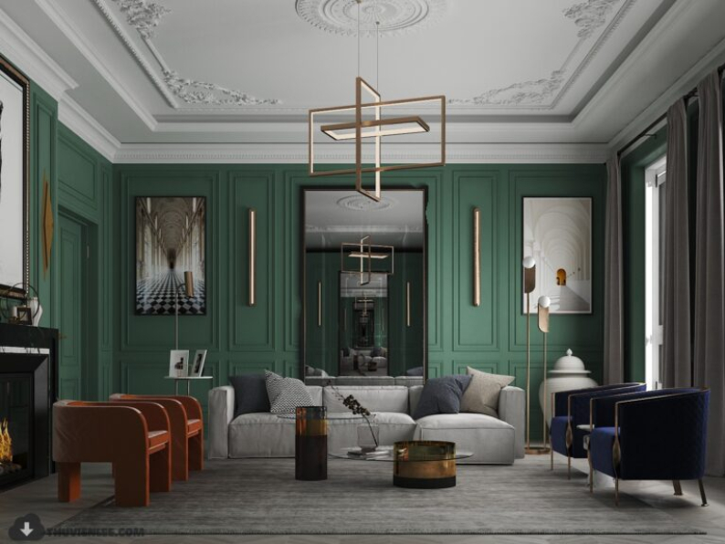 Huy hieu Lee - 3D Interior Scene File 3dsmax Model Livingroom 501 