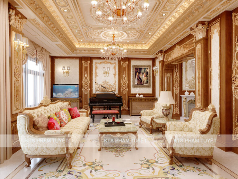 Pham Tuyet - 3D Interior Scene File 3dsmax Model Neoclassical Livingroom 512 