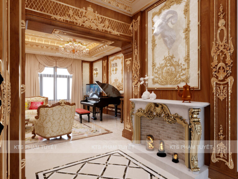 Pham Tuyet - 3D Interior Scene File 3dsmax Model Neoclassical Livingroom 512 