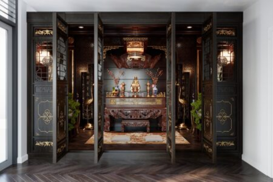 Minh Khanh - 3D Interior Scenes File 3dsmax Model Altar Room 11 