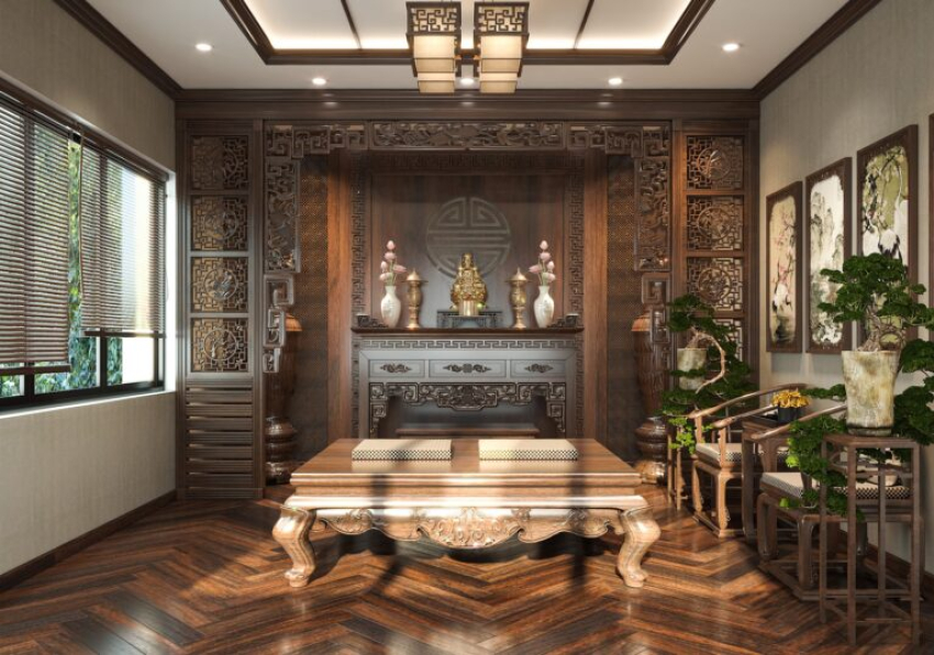 Quang Hoa - 3D Interior Scenes File 3dsmax Model Altar Room 16 