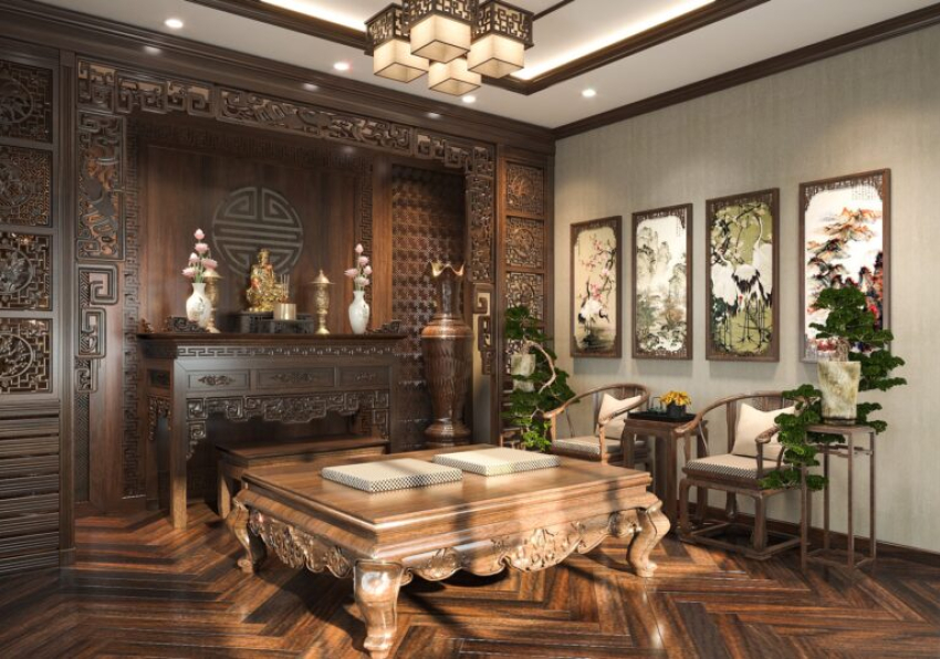 Quang Hoa - 3D Interior Scenes File 3dsmax Model Altar Room 16 