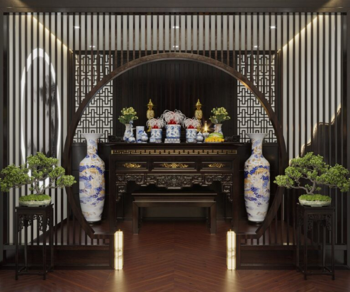  Nguyen Anh - 3D Interior Scenes File 3dsmax Model Altar Room 20
