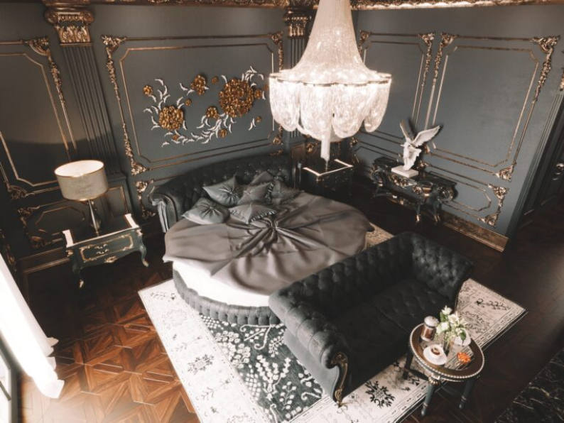 Le Dang Thuan - 3D Interior Scenes File 3dsmax Model Bedroom 393 