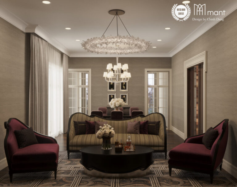 Chinh Dang - 3D Interior Scenes File 3dsmax Model Dining- Livingroom 20