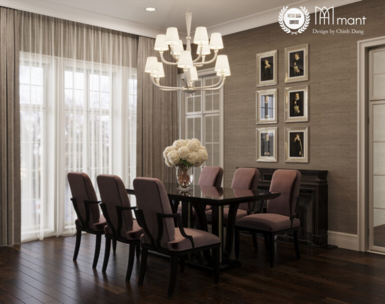 Chinh Dang - 3D Interior Scenes File 3dsmax Model Dining- Livingroom 20