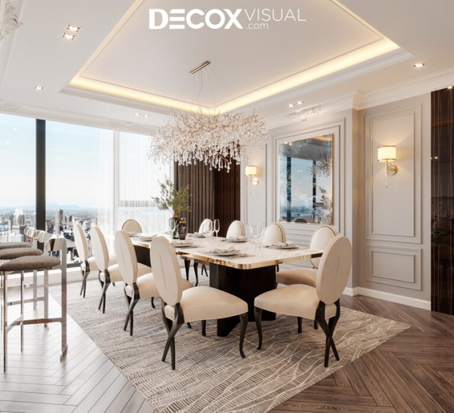 Dam Quang Trung - 3D Interior Scenes File 3dsmax Model Kitchen – Dining Room 30 