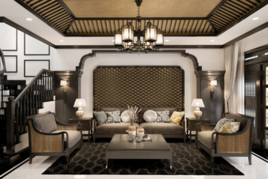 Phung Manh Ha - 3D Interior Villa Indochine Scenes File 3dsmax Model 
