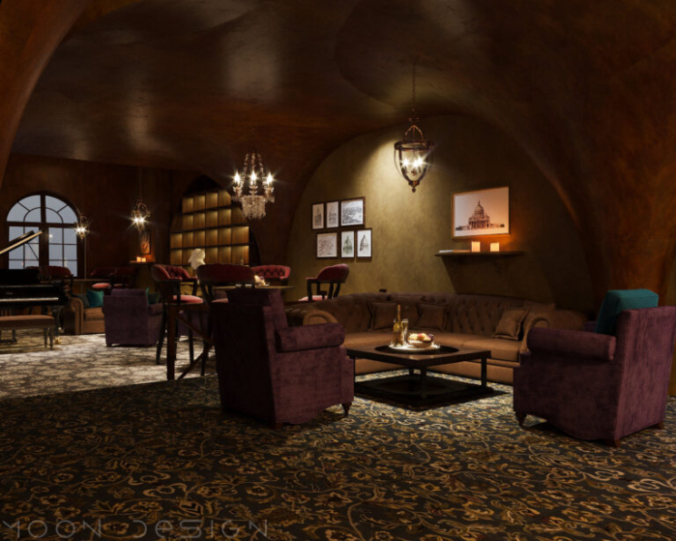 Nguyen Ha - 3D Interior Wine Room Scene File 3dsmax Free Download 