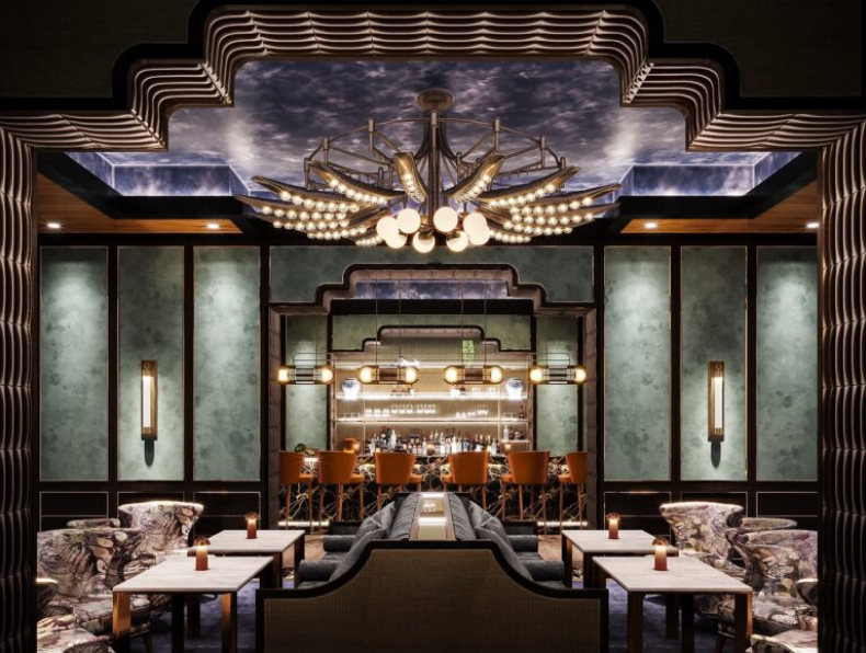 Le Dinh Kim Anh - 3D Model Interior Bar Restaurant Scene 244