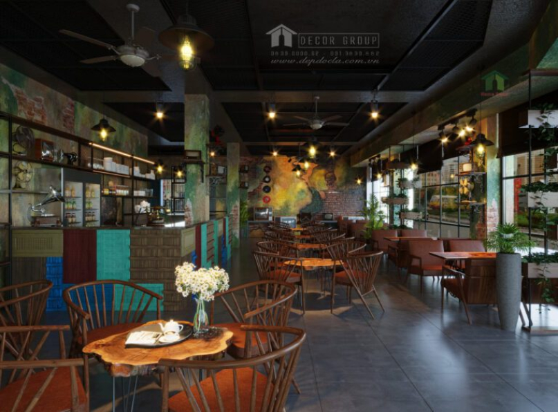  Nam Hoang - 3D Model Interior Coffee 102 Scenes File 3dsmax