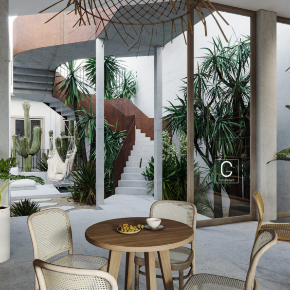  Minh Quan - 3D Model Interior Coffee 62 Scenes File 3dsmax