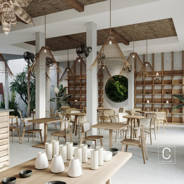  Minh Quan - 3D Model Interior Coffee 62 Scenes File 3dsmax