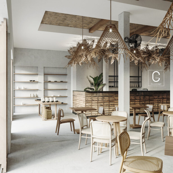  Minh Quan - 3D Model Interior Coffee 62 Scenes File 3dsmax