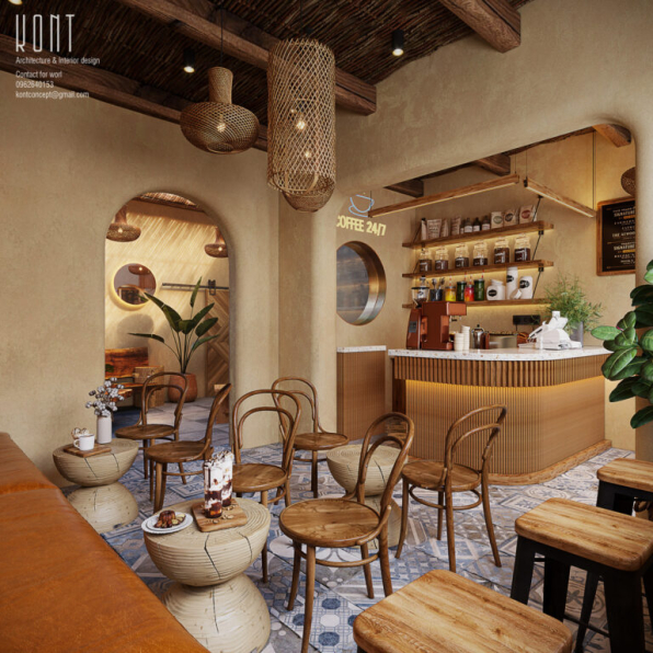 Van Thinh Le - 3D Model Interior Coffee 89 Scenes File 3dsmax 