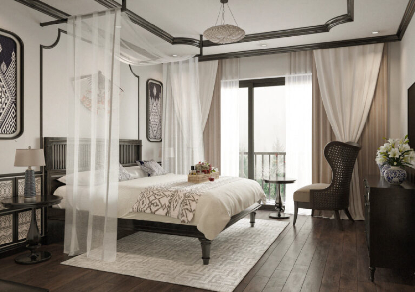 Dang Dai - Model Interior Hotel Bedroom Scenes File 3dsmax