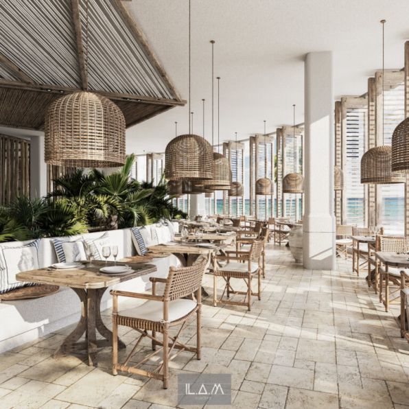 Phi Bao Lam - 3D Model Interior Restaurant 100 Scenes File 3dsmax