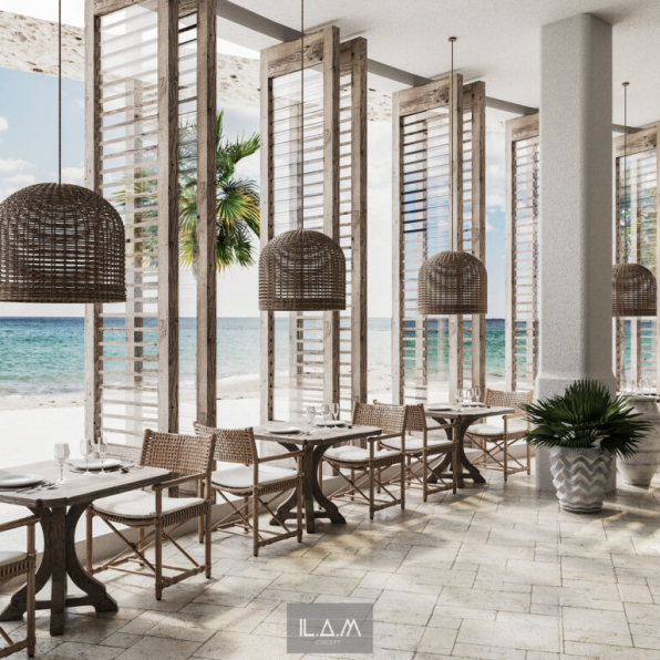 Phi Bao Lam - 3D Model Interior Restaurant 100 Scenes File 3dsmax