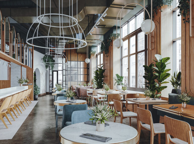 To Tien Vu - 3D Model Interior Restaurant 98 Scenes File 3dsmax 