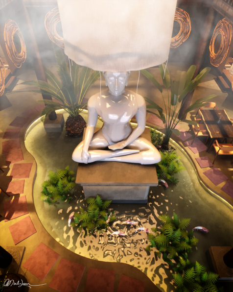 TranMinhLuan - 3D Model Interior Restaurant Scene 233  Free Download