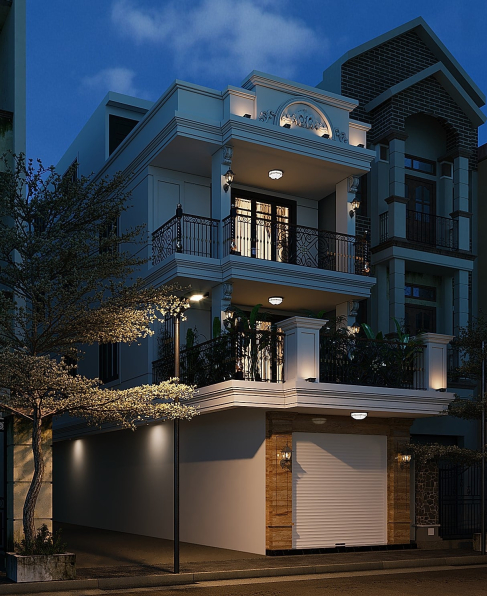  Dung Cao - 3D Exteriors House Scene Model 3dsmax Share