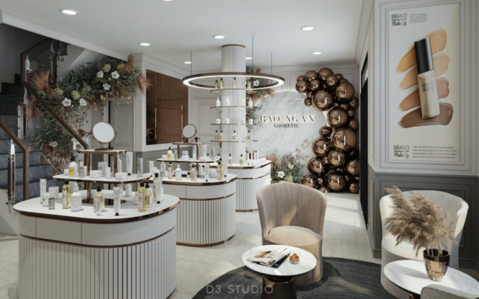 Pham Viet Dung - 3D Interior Shop Cosmetics Scene Model Download 