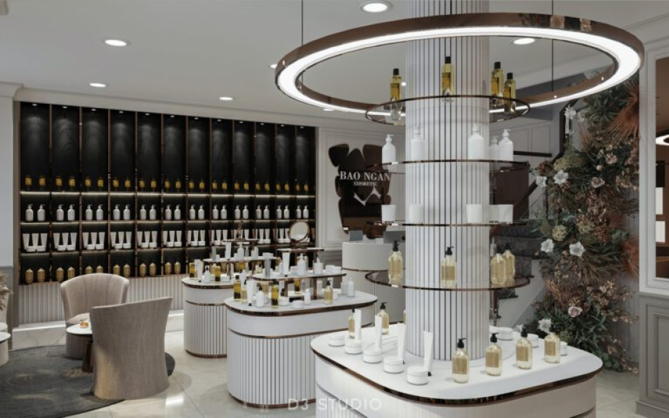 Pham Viet Dung - 3D Interior Shop Cosmetics Scene Model Download 