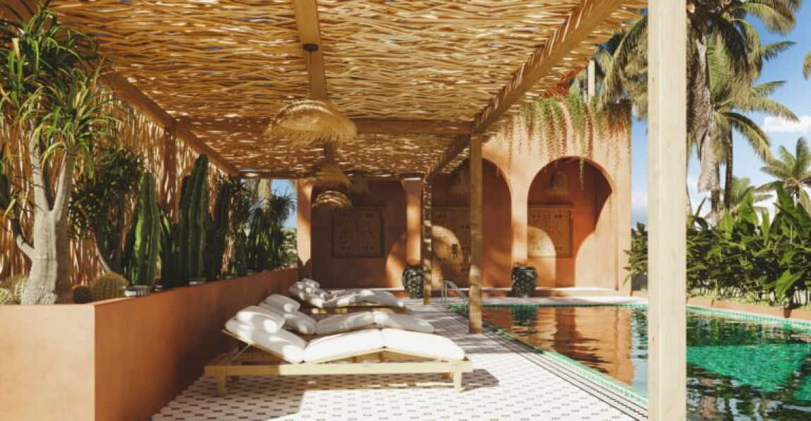 Do Huy Binh - 3D Exterior Resort Scene Model Download 