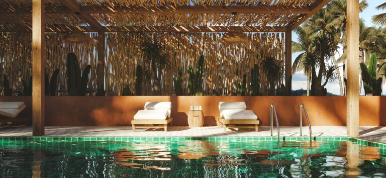 Do Huy Binh - 3D Exterior Resort Scene Model Download 