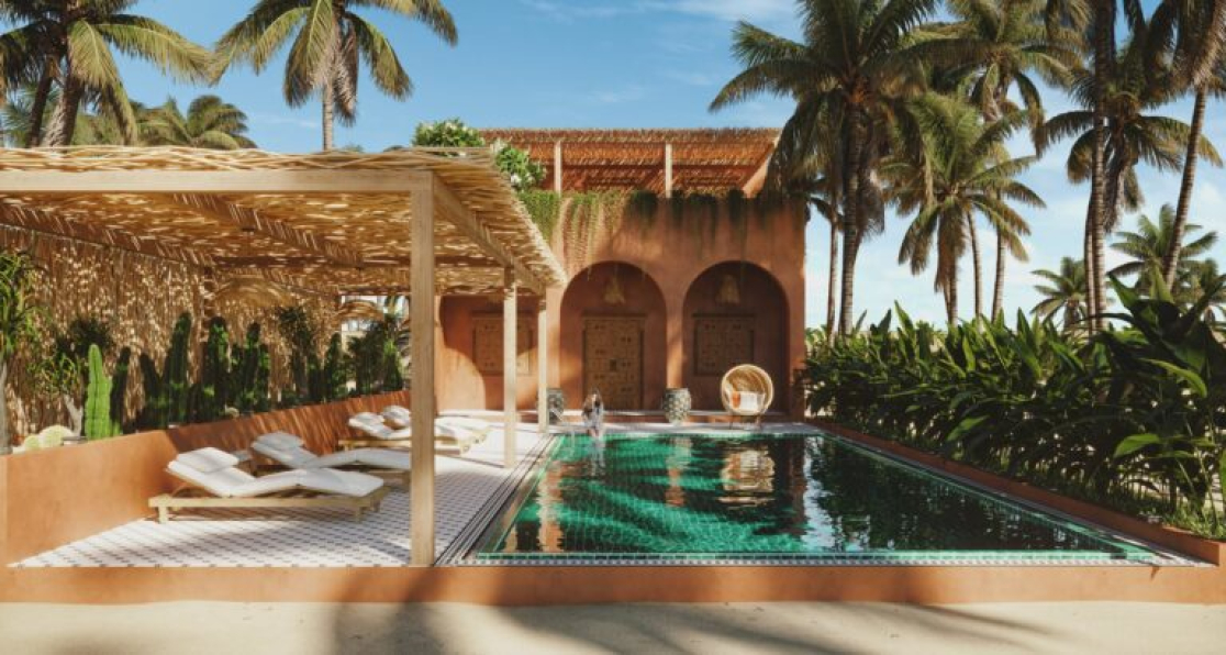 Do Huy Binh - 3D Exterior Resort Scene Model Download 