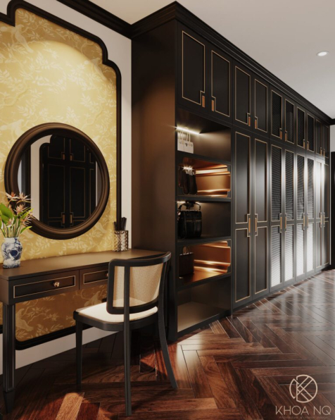 Khoa NQ - 3D Interior Indochine Bedroom Model Download 