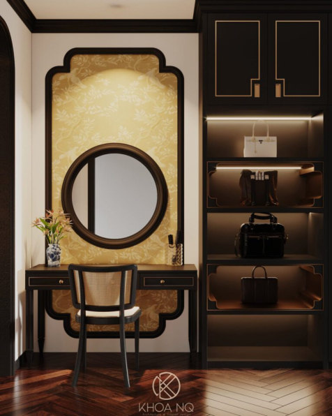Khoa NQ - 3D Interior Indochine Bedroom Model Download 