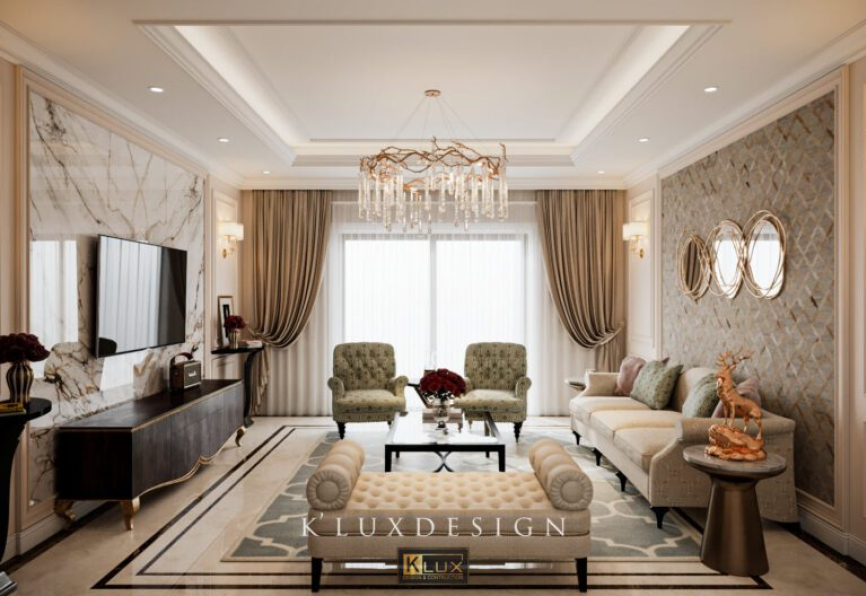 Trung Kien Kts - 3D Interior Neoclassical Apartment Model For Free Download 