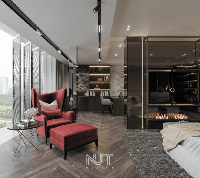 Nguyen Ngoc Tung -  3D Interior Master Bedroom Model For Free Download 