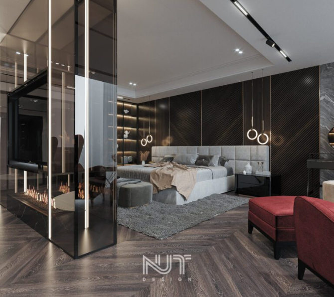 Nguyen Ngoc Tung -  3D Interior Master Bedroom Model For Free Download 