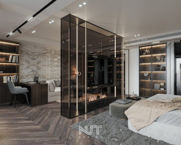 Nguyen Ngoc Tung -  3D Interior Master Bedroom Model For Free Download 