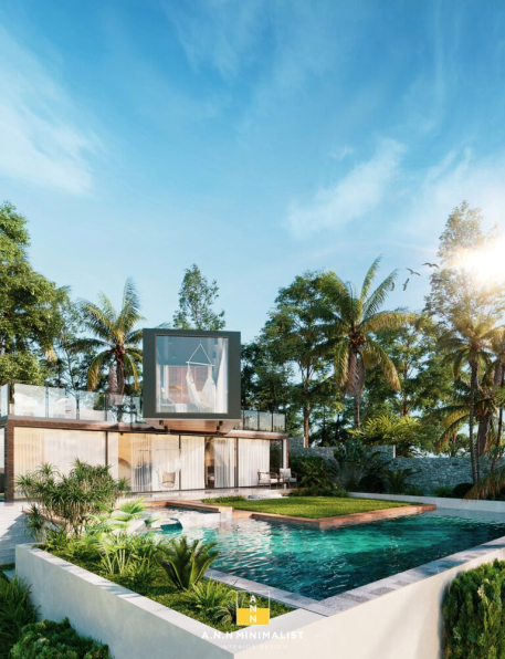  An Ngoc - 3D Interior Pool House Model For Free Download 