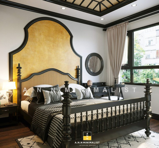  An Ngoc - Download Free 3D Interior Indochine Bedroom 