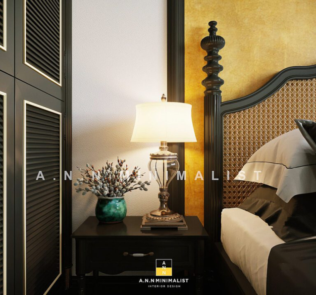  An Ngoc - Download Free 3D Interior Indochine Bedroom 