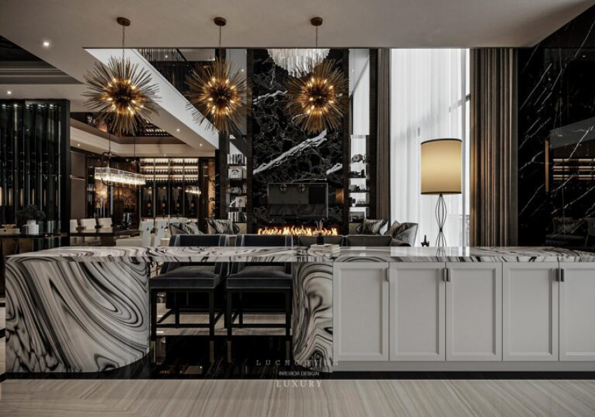 Nguyen Luc - Download Free 3D Interior Living Room - Kitchen 