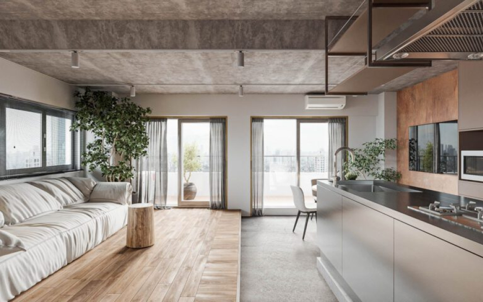 Le Hai - Download Free 3D Interior Living Room - Kitchen Model 