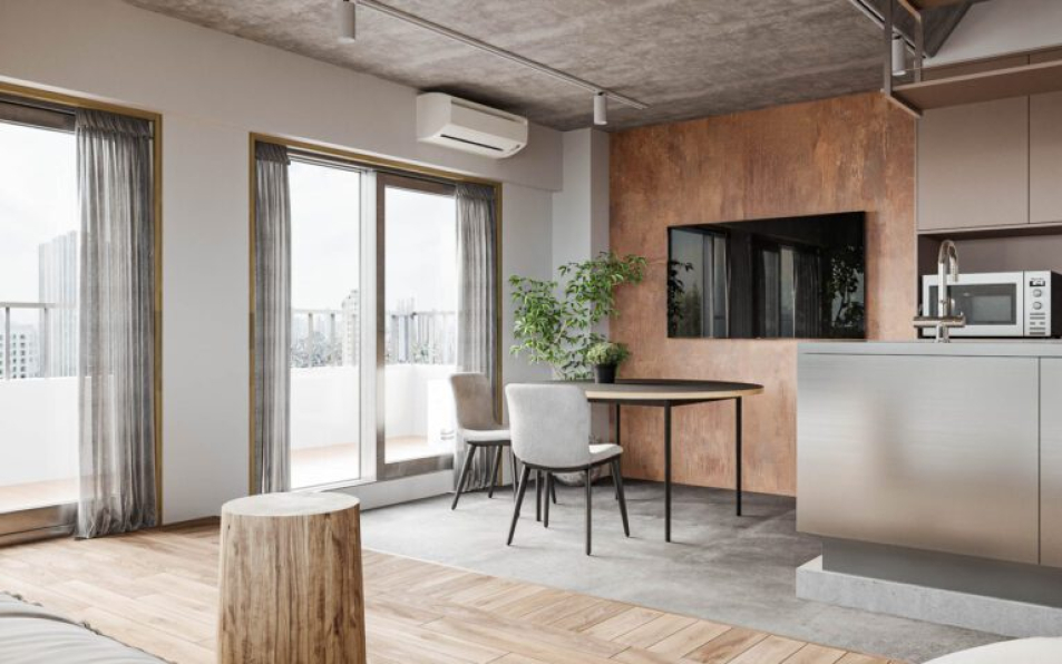 Le Hai - Download Free 3D Interior Living Room - Kitchen Model 