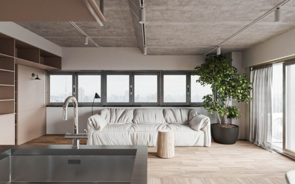 Le Hai - Download Free 3D Interior Living Room - Kitchen Model 