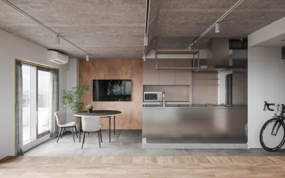 Le Hai - Download Free 3D Interior Living Room - Kitchen Model 